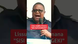 lissu amjibu kinana #shorts #subscribe