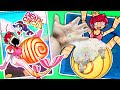 ❤️paper diy❤️ Digital Circus Princess Loolalilu mermaid monster pregnant in a bathtub