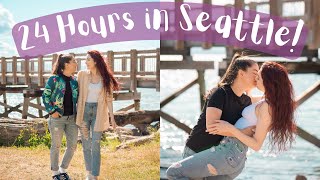 24 Hours in Seattle, Washington! - Travel Vlog | MARRIED LESBIAN TRAVEL COUPLE | Lez See the World