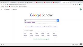 Linking Google Scholar with SJSU Library Databases