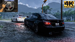 BMW M5 E60 & BMW M4 F82 - Night Drive - CONVOY | Forza Horizon 5 | Logitech g29 Gameplay
