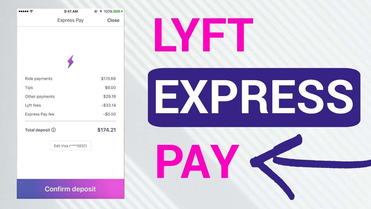 Lyft Express Pay | Walk-through - YouTube