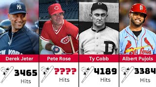 MLB Players With the Most Hits in History