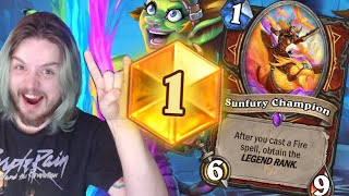 This Deck is FIRE!!! | 100% WIN RATE to LEGEND w/ FIRE ENRAGE WARRIOR!? + ANNOUNCEMENT | Hearthstone