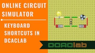 Online Circuit Simulator : Keyboard shortcuts [TRY IT]