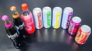 Tasting 8 Strange COKE Flavors \u0026 MIX COKE Flavors Together!