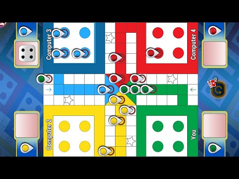 Juego de parchís en 4 jugadores | Ludo Rey 4 jugadores | Juego de Ludo #1554