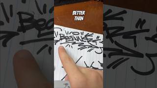 Reasons Why Your Graffiti Tags Don’t Look Good | As a Beginner #graffiti #youtube #tutorial #shorts