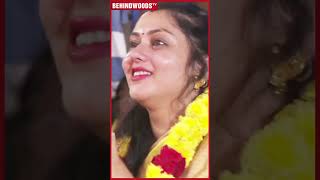 Namitha நெத்தியில குங்குமம் வச்சு விட்ட கணவர் 🥰 இந்த Pair Cute-ப்பா