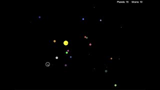 Solar System Simulation (2D)