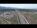 Drone flight over Interstate 15 Technology  Corridor