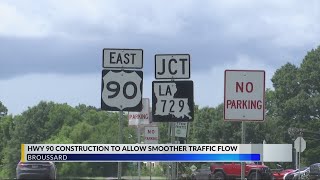US 90 interchange construction