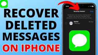 How to Recover Deleted Messages on iPhone - Restore Deleted Text Messages iPhone