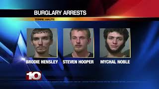 Three Terre Haute men arrested after snooping at local auto wrecking business