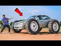 Giant Tractor Wheels in Car | हमने गाड़ी में लगा दिए ट्रैक्टर के टायर | Monster Car