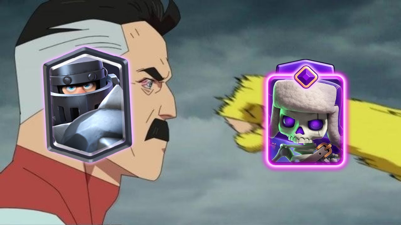 Evolved Skeletons Vs Mega Knight Youtube