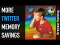 Browser hacking: Let's reduce memory usage on Twitter even more!