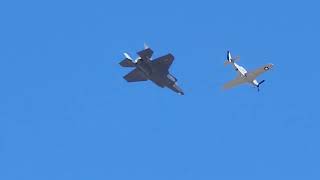 P-51 + F-35A Heritage Flight