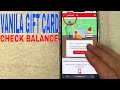 ✅  How To Check Vanilla Gift Card Balance 🔴