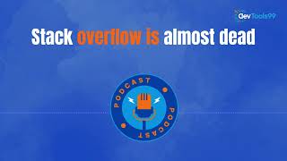 Stack overflow is almost dead #StackOverflow #Developers #LLM #ProgrammingHelp