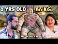 8 YEAR OLD weighs 