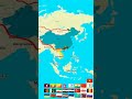 Mongol Empire roughly #mongolia #chengiz #gengiskhan #dynasty #empire #worldmap