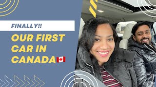 Bought our first car in Canada | Canada Malayalam Vlog | PR | Car Vlog