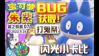 【宝可梦朱紫】打鬼祭卡BUG！获取闪光小卡比兽！The World 时停发动！全网独一份更轻松的获取双证章闪光卡比兽攻略「DLC碧之假面」攻略07