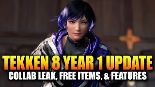 Tekken 8 Update Year 1 - Free Items, Collab Leak, Character Panels, \u0026 Features