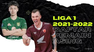 Daftar Lengkap Pemain Asing 18 Klub di BRI Liga 1 2021-2022