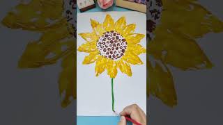 Drawing Sunflower | #shorts #drawing #painting #sunflower