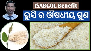 ଭୁସି ର ଔଷଧୀୟ ଗୁଣ | ISABGOL Benefit | Know about Benefits of isabgol | Isabgol husk benefit odia |