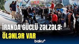 Zəlzələ sakinləri dağıntı altında qoydu | İranda qorxulu anlar