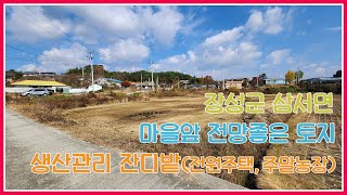 마을앞 전망좋은 토지 // 장성군 삼서면 // 전원주택지,주말농장 // 생산관리 현제 잔디재배중 // 875평(2,891제곱) // 장성부동산 // 장성토지 // 강산부동산