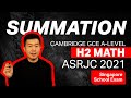 Summation - ASRJC 2021 Exam | A-Level H2 Math, Singapore