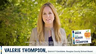 Vote for Valerie Thompson DCSD School Board Candidate
