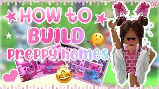 ★ How to build *PREPPY HOMES* In Adopt Me! ★ 🐣