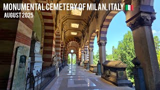 Monumental Cemetery of Milan, Italy 🇮🇹 - August 2025