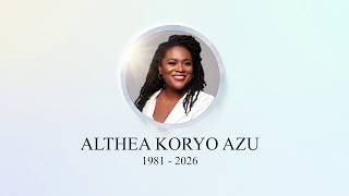 Funeral Service of the late ALTHEA KORYO AZU
