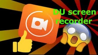 How to use DU Recorder