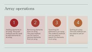 "JavaScript Fundamentals: Conditional Statements, Loops, Functions, and Arrays"