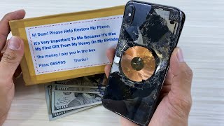Restoring iPhone Xs max | Destroyed phone Restoration | Rebuild Broken Phone