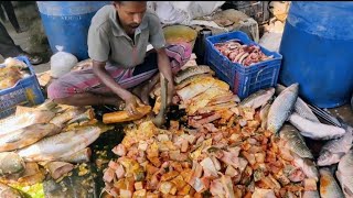 ২৮০ কেজি রুই মাছ একাই কাটা || অবিশ্বাস্য ঘটনা || Cut 280 kg of roe fish alone || Unbelievable event