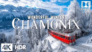 Chamonix Winter 4K ❄️Wonderful Snowy Scenery in French Alps With Cinematic Music