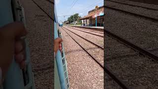 High speed train crossing passenger train at station | High Speed Rail Corridor | Railway New Video