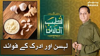 Benefits of Garlic and Ginger | Qutb Online | SAMAA TV