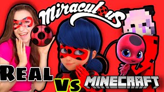 ZOSTAŁAM BIEDRONKĄ W MINECRAFT!🐞MIRACULOUS❤️🖤