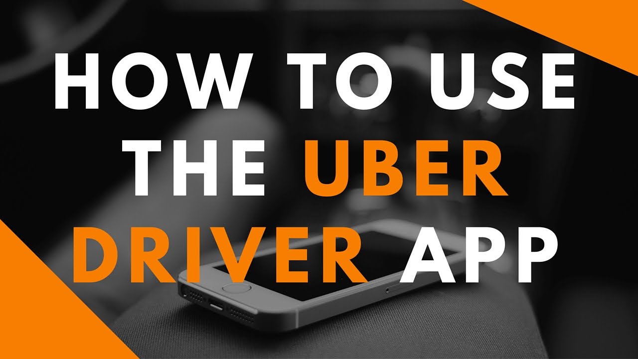 How To Use The Uber Driver App - YouTube