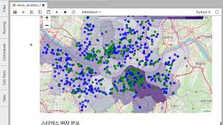 [4/7] 서울 구별 스타벅스 매장 분포와 밀집도를 GeoJSON을 활용하여  folium의 choropleth 와 CircleMarker 로 표현하기