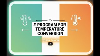 Temperature-Converter in python @cs50